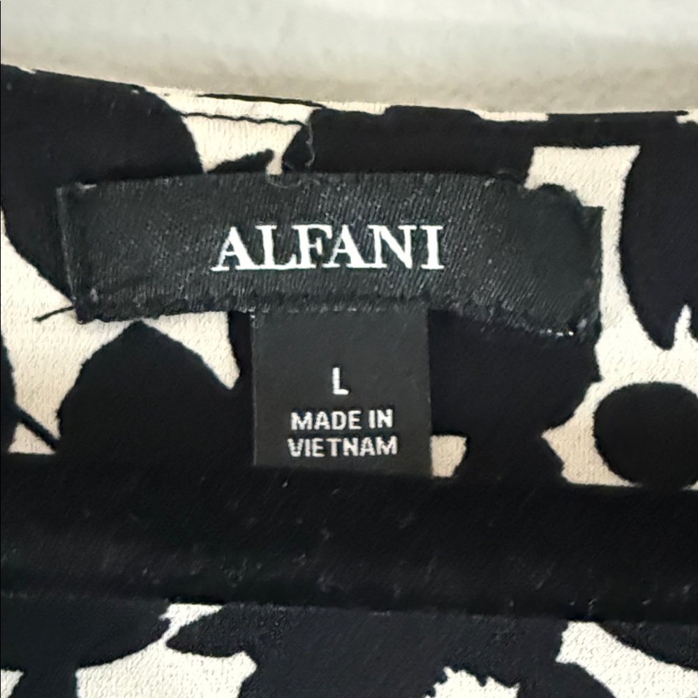Alfani Floral Twist-Front Top – Women’s Size L - Picture 5 of 8